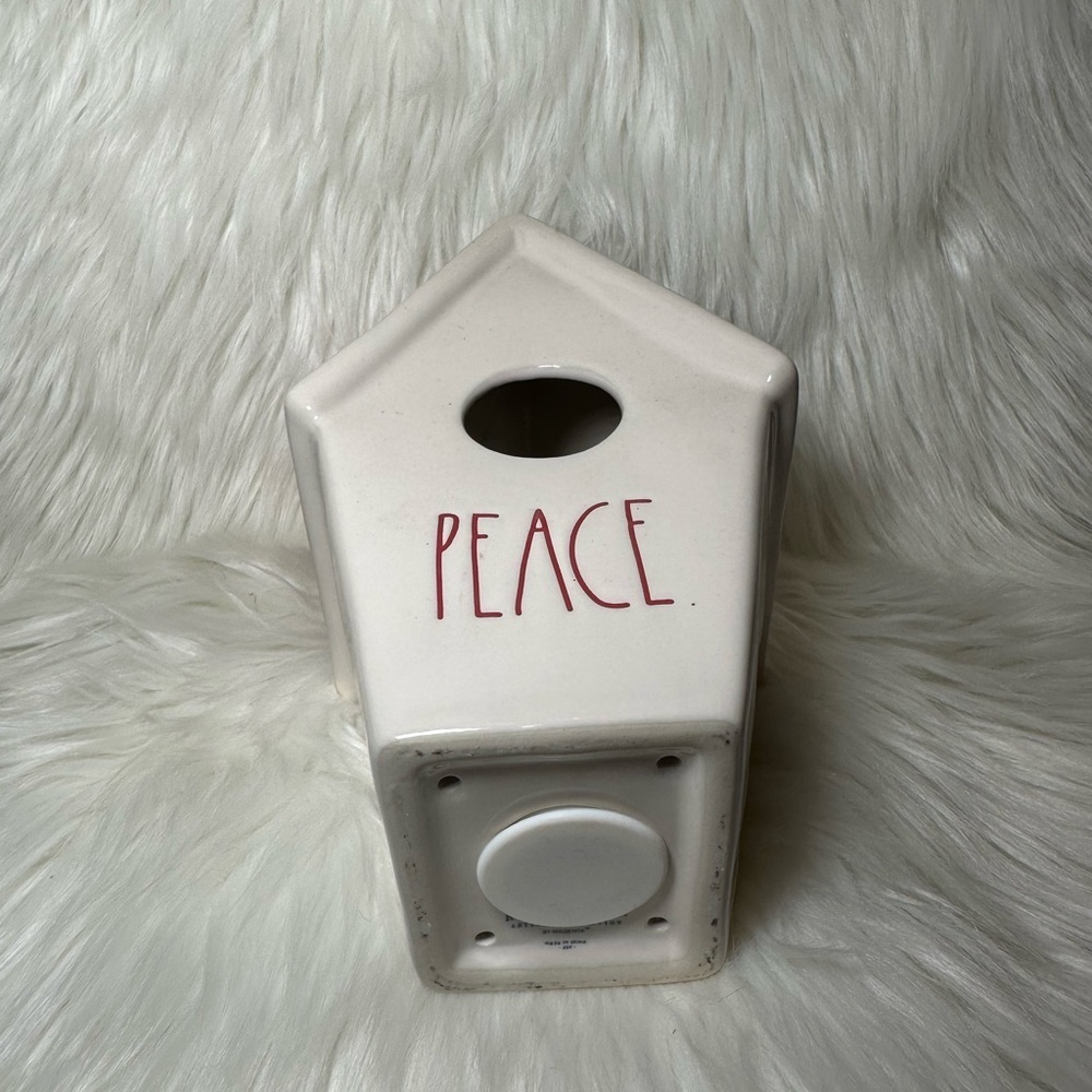Rae Dunn Peace Birdhouse with Red - Picture 4 of 4